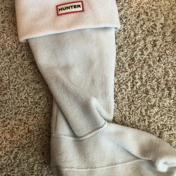 Shiny navy tall Hunter Boots - Picture 7 of 9